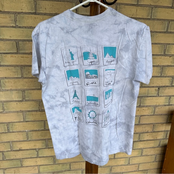 Serengetee Travel Gray Tie-Dye T-Shirt - Picture 4 of 5
